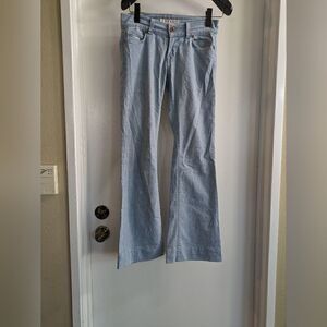 Jbrand wide leg low waisted jeans